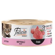 Felicia Tahılsız Yavru-Biftekli Kıyılmış Yaş Kedi Maması 85gr 1ad