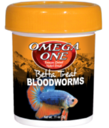 Omega One Betta Treat Bloodworms 100ml / 3gr.