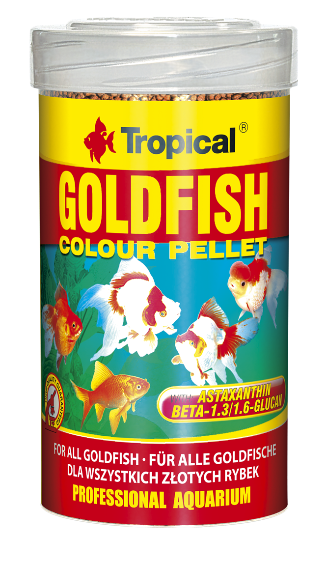 Tropical Goldfish Colour Pellet 1000ml 360gr