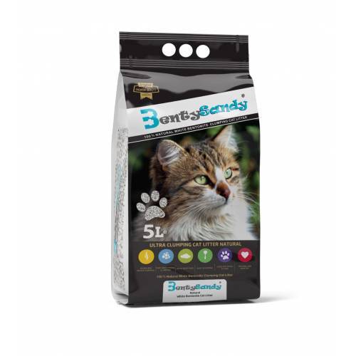 Benty Sandy Ultra Topaklaşan Kedi Kumu Kokusuz 5lt