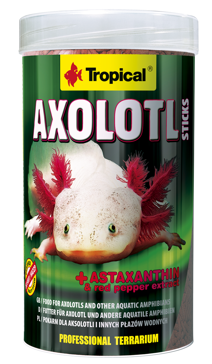 Tropical Axolotl Sticks 250ml. / 135gr.(Meksika Semenderi yemi)