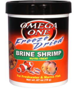 Omega One Freeze Dried Brine Shrimp 490ml / 36gr.