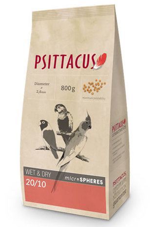 Psittacus Wet & Dry 20/10 Micro Spheres 350gr. Açık