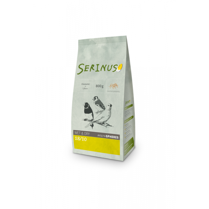 Serinus Wet & Dry Microspheres 18/10 800gr.