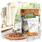 Jungle Sterilised Tavuk Parçalı Soslu 100gr.