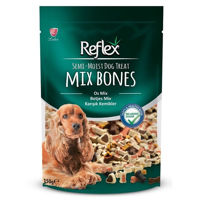 Reflex Semi-Moist Mix Bones Kemik Köpek Ödülü 150gr
