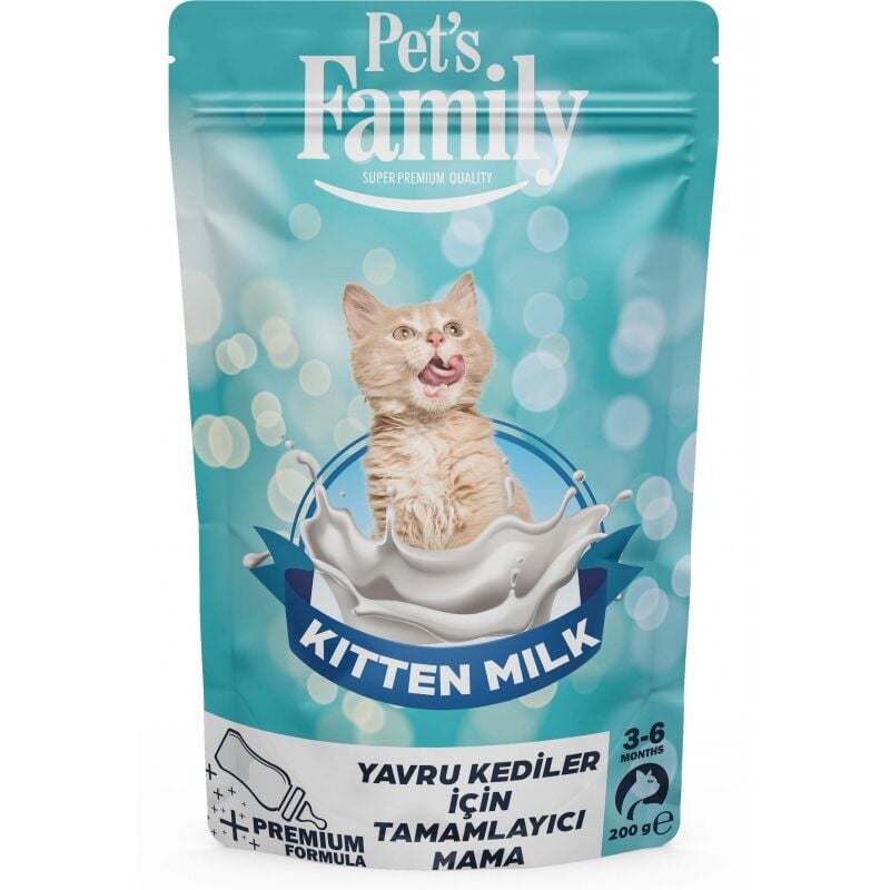 Pets Family Yavru Kedi Süt Tozu 200gr