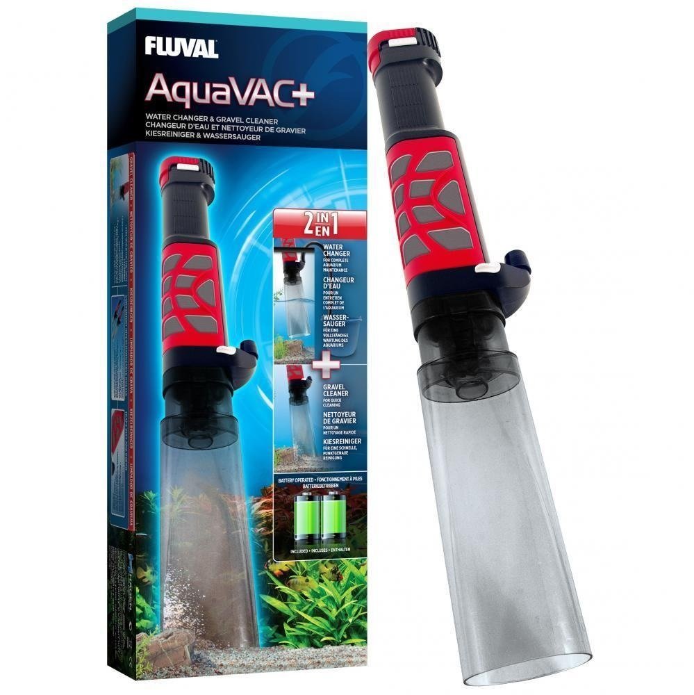 Fluval Aqua Vac+ Pilli Dip Süpürgesi