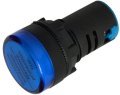 22mm Sinyal Lambası Ledli Mavi 24V