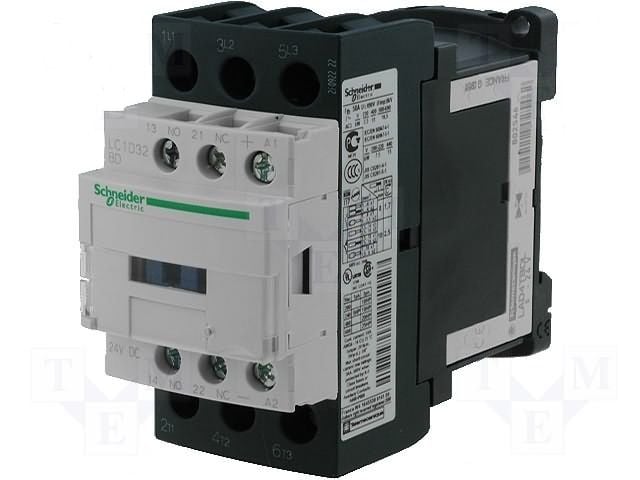 LC1D18BD Schneider Kontaktör 18 Amper 24 Volt Dc