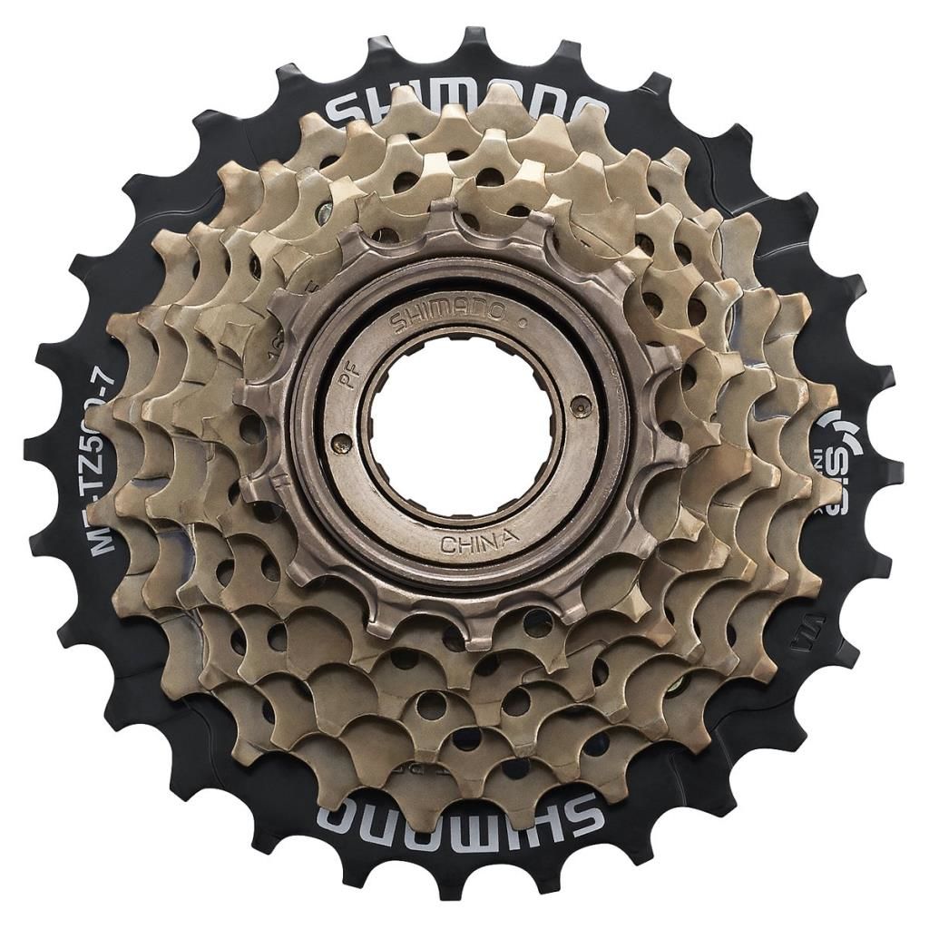 SHIMANO MULTİPLE FREEWHEEL SPROCKET 7S MF-TZ500 14-16-18-20-22-24-28T