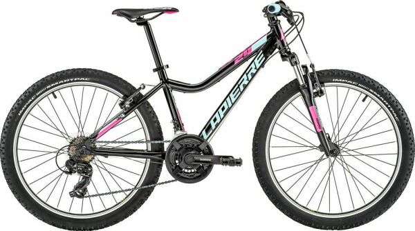 LAPIERRE PRORACE 24 KIZ ÇOCUK BİSİKLETİ  360H 21-V SIYAH-AÇIK MAVI-PEMBE