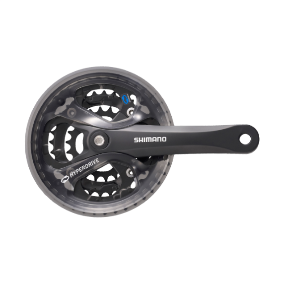 SHIMANO CRANKSET 8-SPEED BLACK FC-M361 48/38/28T 175MM