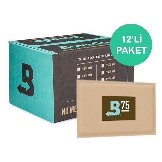 Boveda 75 60gr Puro Kutusu Nemlendirici 12'li Paket