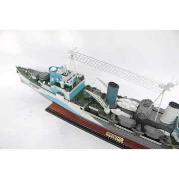 HMS Belfast Dekoratif Kruvazör Gemi Modeli (99 cm)