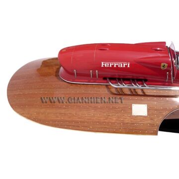 1954 Ferrari Hydroplane Dekoratif Yarış Teknesi Modeli (50 cm)