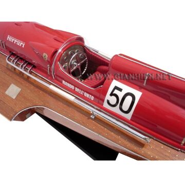 1954 Ferrari Hydroplane Dekoratif Yarış Teknesi Modeli (50 cm)