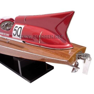 1954 Ferrari Hydroplane Dekoratif Yarış Teknesi Modeli (50 cm)