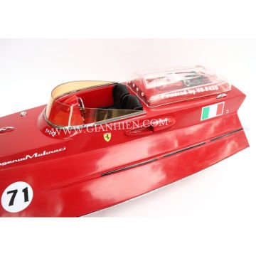 Ferrari Dekoratif Yarış Teknesi Modeli (90 cm)