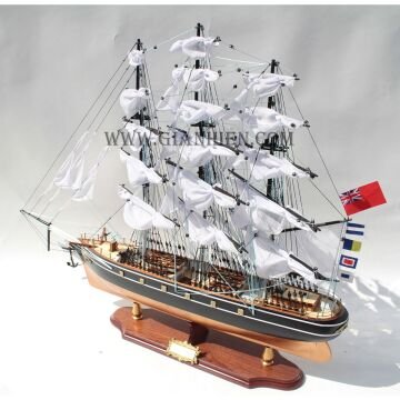 Cutty Sark Dekoratif Ahşap Yelkenli Gemi Modeli (70 cm)