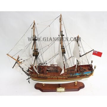 HMS Bounty Dekoratif Ahşap Yelkenli Gemi Modeli (80 cm)