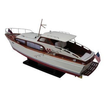 Chris Craft Cabin Cruiser Dekoratif Tekne Modeli (90 cm)