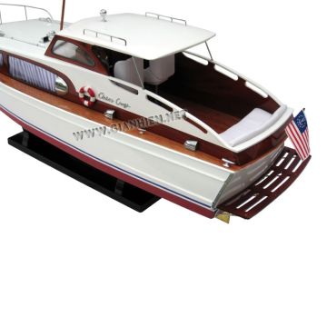 Chris Craft Cabin Cruiser Dekoratif Tekne Modeli (90 cm)