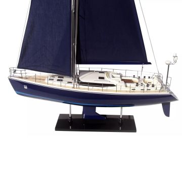 Storm2 Dekoratif Yelkenli Tekne Modeli (80 cm)