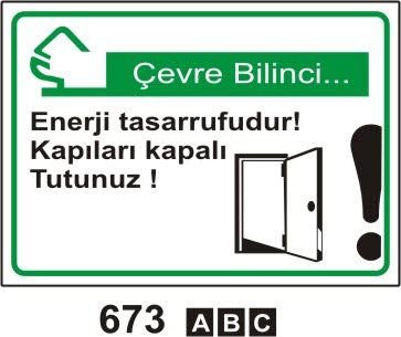 Enerji Tasarrufudur.Kapıları Kapalı Tutunuz