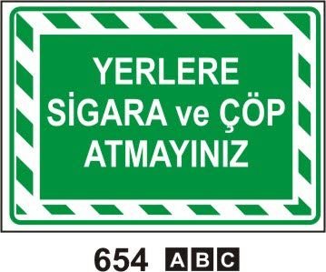 Yerlere Sigara Çöp Atmayınız