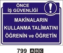 Makinaların Kullanma Talimatını Öğrenin Öğretin