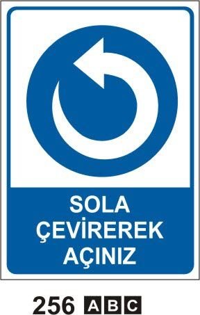 Sola Çevirerek Açınız