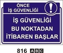 İş Güvenliği Bu Noktadan İtibaren Başlar