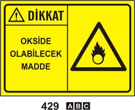 Dikkat Okside Olabilecek Madde