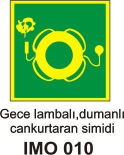 Gece Lambalı Dumanlı Can Kurtaran Simidi