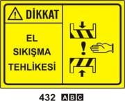 Dikkat El Sıkışması Tehlikesi