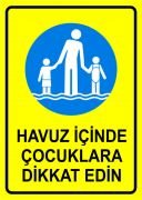 Havuz İçinde Çocuklara Dikkat Edin