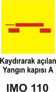 Kaydırarak Açılan Yangın Kapısı