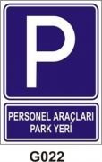 Personel Araçları Park Yeri