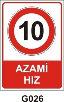 Azami Hız 10 Km