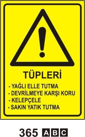 Tüpleri Yağlı Elle Tutma