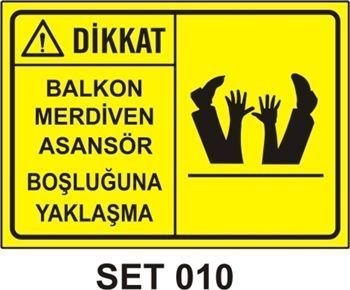 Balkon Merdiven Asansör Boşluğuna Yaklaşma