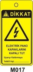 Elektrik Pano Kapaklarını Kapalı Tut