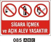 Sigara İçmek ve Açık Alev Yasaktır