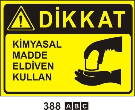 Dikkat Kimyasal Madda Eldiven Kullan