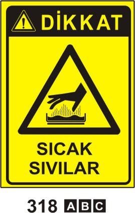 Dikkat Sıcak Sıvılar