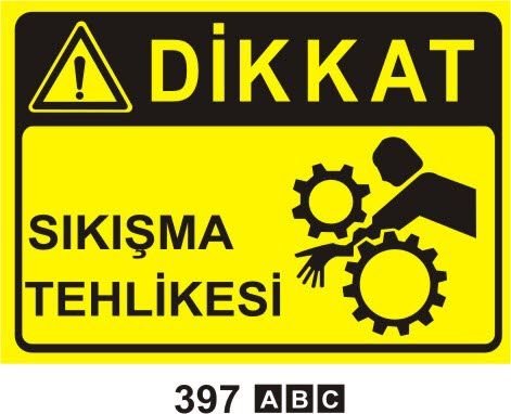 Dikkat Sıkışma Tehlikesi