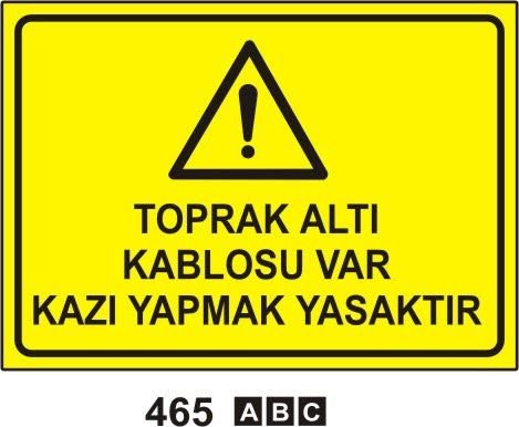 Toprak Altı Kablosu Kazı Yapmak Yasaktır