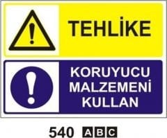 Tehlike Koruyucu Malzemeni Kullan