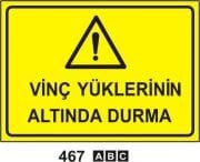 Vinç Yüklerinin Altında Durma